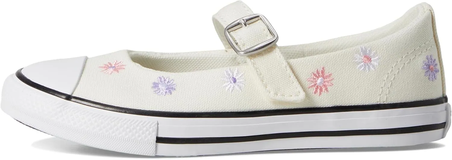 Converse Unisex-Child Chuck Taylor All Star Dainty Mary Jane Floral (Little Kid) Sneaker