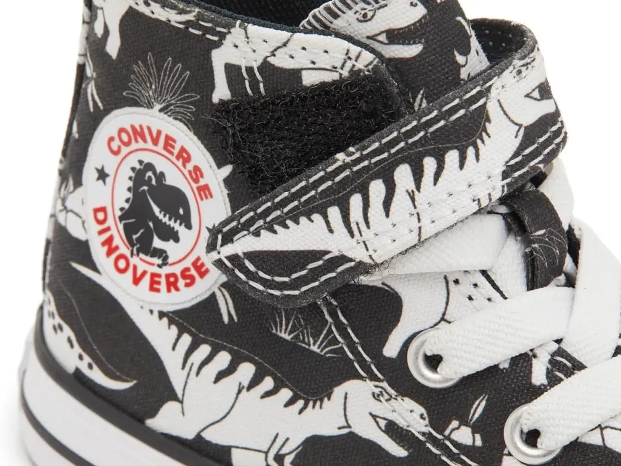 Converse Unisex-Child Chuck Taylor All Star Dino Party Easy on (Infant/Toddler) Sneaker