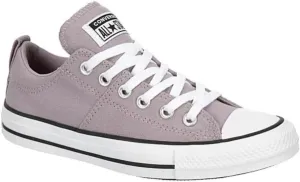 Converse Unisex Chuck Taylor All Star Madison Ox Low Canvas Sneaker - Lace up Closure Style - Stardust Lilac/White/Black 8