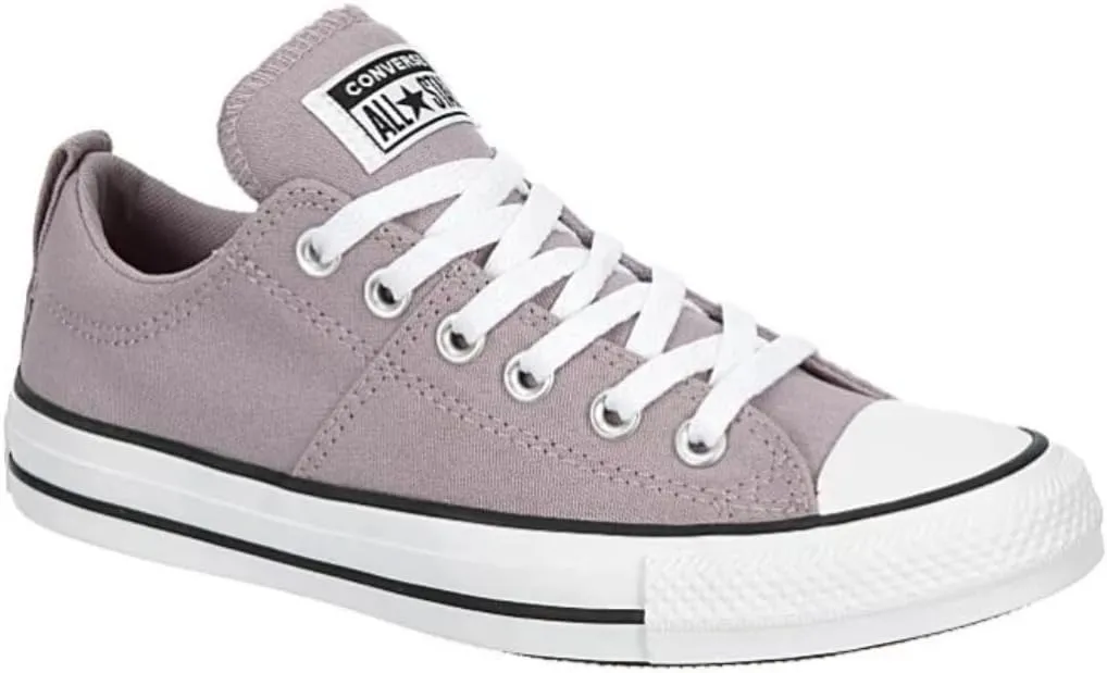 Converse Unisex Chuck Taylor All Star Madison Ox Low Canvas Sneaker - Lace up Closure Style - Stardust Lilac/White/Black 8