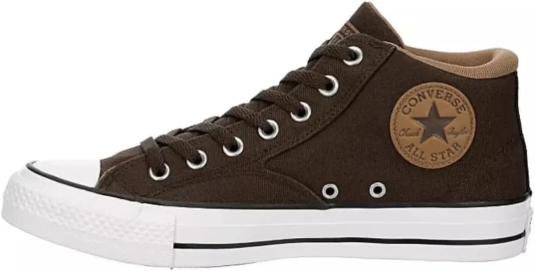 Converse Unisex Chuck Taylor All Star Malden Mid Canvas Sneaker - Lace up Closure Style - Cave Green/Mosy Sloth