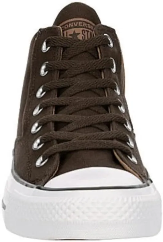Converse Unisex Chuck Taylor All Star Malden Mid Canvas Sneaker - Lace up Closure Style - Cave Green/Mosy Sloth
