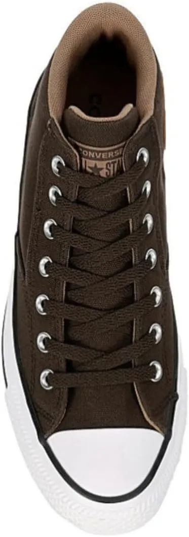 Converse Unisex Chuck Taylor All Star Malden Mid Canvas Sneaker - Lace up Closure Style - Cave Green/Mosy Sloth