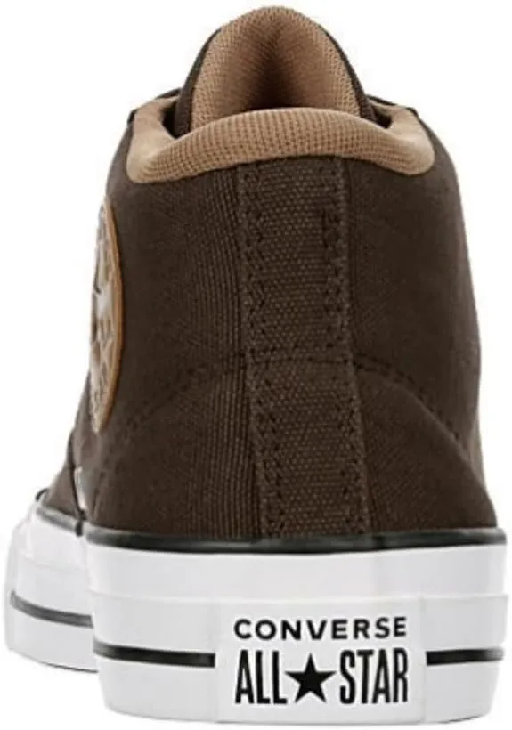 Converse Unisex Chuck Taylor All Star Malden Mid Canvas Sneaker - Lace up Closure Style - Cave Green/Mosy Sloth