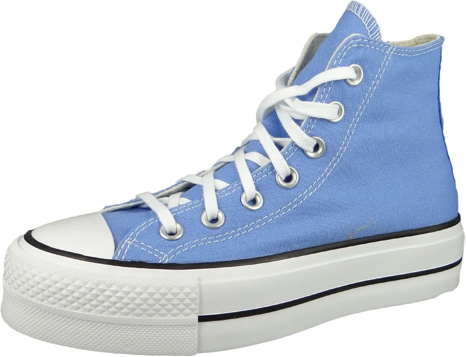 Converse Womens Chuck Taylor Shoes All Star Lift Platform High, Royal Pulse Black White, 9 Women/7 Men