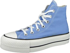 Converse Womens Chuck Taylor Shoes All Star Lift Platform High, Royal Pulse Black White, 9 Women/7 Men