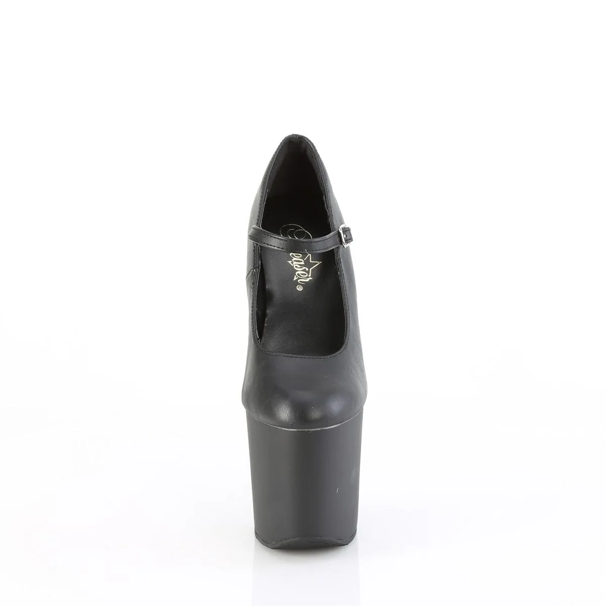 CRAZE-880 Black Faux Leather/Black Matte