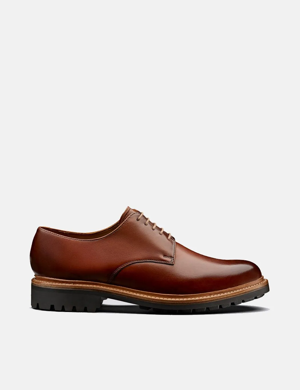 Curt Tan Derby Connected - Painted Grenson Leather) Shoes All-in-one collection (Hand