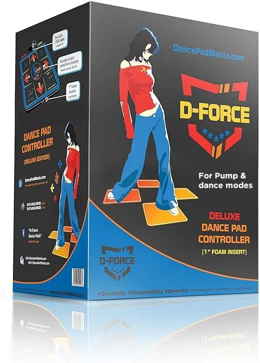 D-Force Deluxe Dance   Pump USB Dance Pad