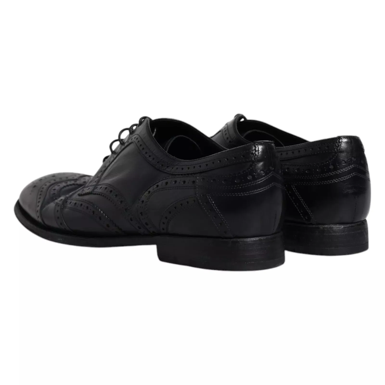 Dark Derby & Special edition Gabbana Dolce Wingtip Shoes Practical Formal Leather Blue