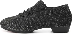 DKZSYIM Women's Standard Practice Social Dance Shoes Modern Jazz Ballroom Performance Pratice Dancing Shoes,Model SSZZX