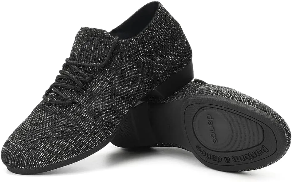 DKZSYIM Women's Standard Practice Social Dance Shoes Modern Jazz Ballroom Performance Pratice Dancing Shoes,Model SSZZX