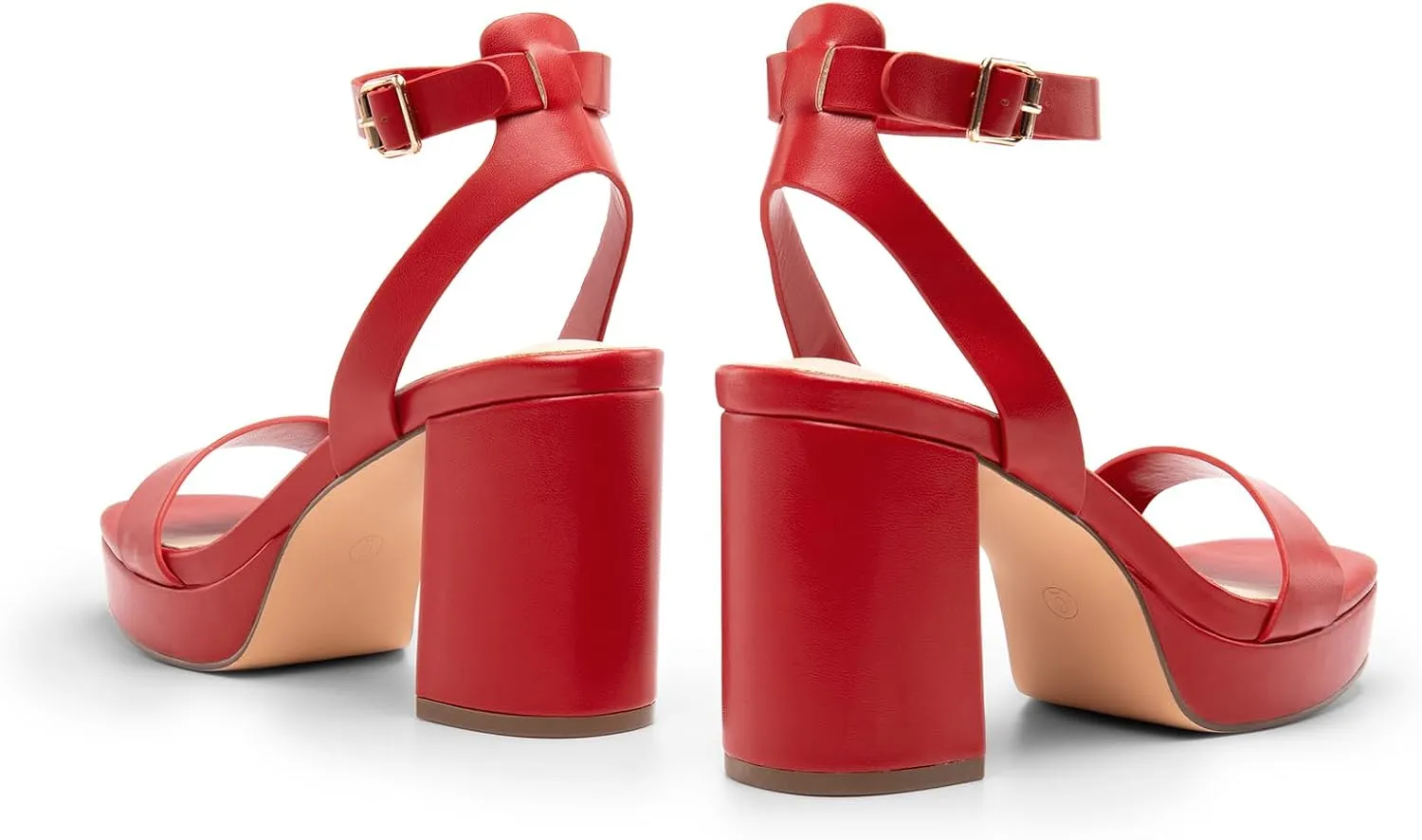 DREAM PAIRS Platform Heels for Women High Block Chunky Open Toe Ankle Strap Heels Fashion Wedding Party Evening Prom Dance Dress Pump Sandals Shoes