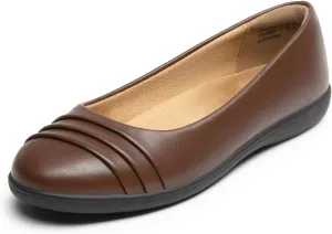 DREAM PAIRS Womens Comfortable Ballet Flats, Business Office Dress Shoes, Dressy Round Toe Slip On Work Flats