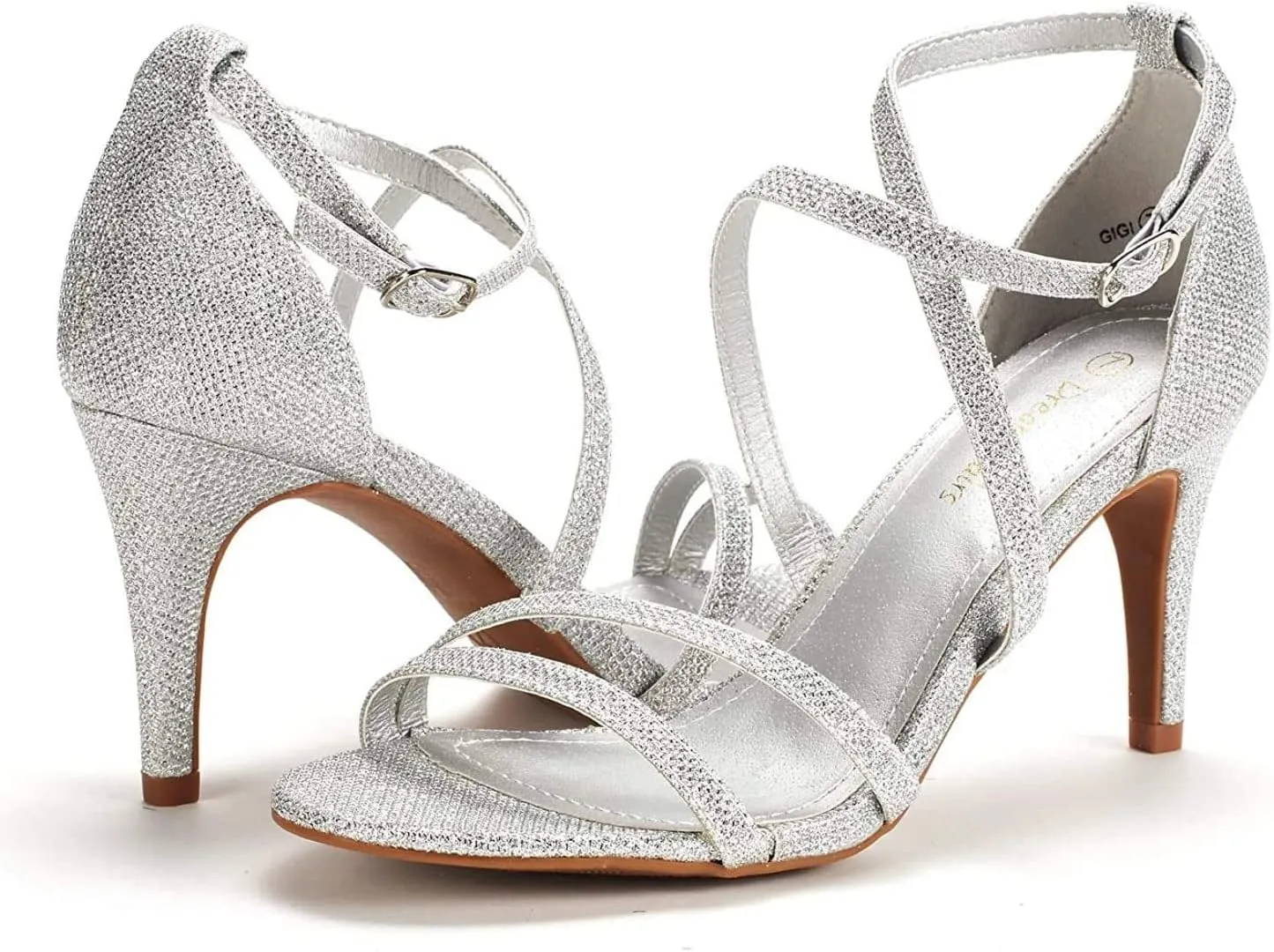 DREAM PAIRS Women's Gigi Fashion Stilettos Open Toe Pump Heel Sandals