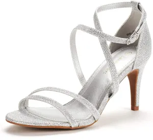 DREAM PAIRS Women's Gigi Fashion Stilettos Open Toe Pump Heel Sandals