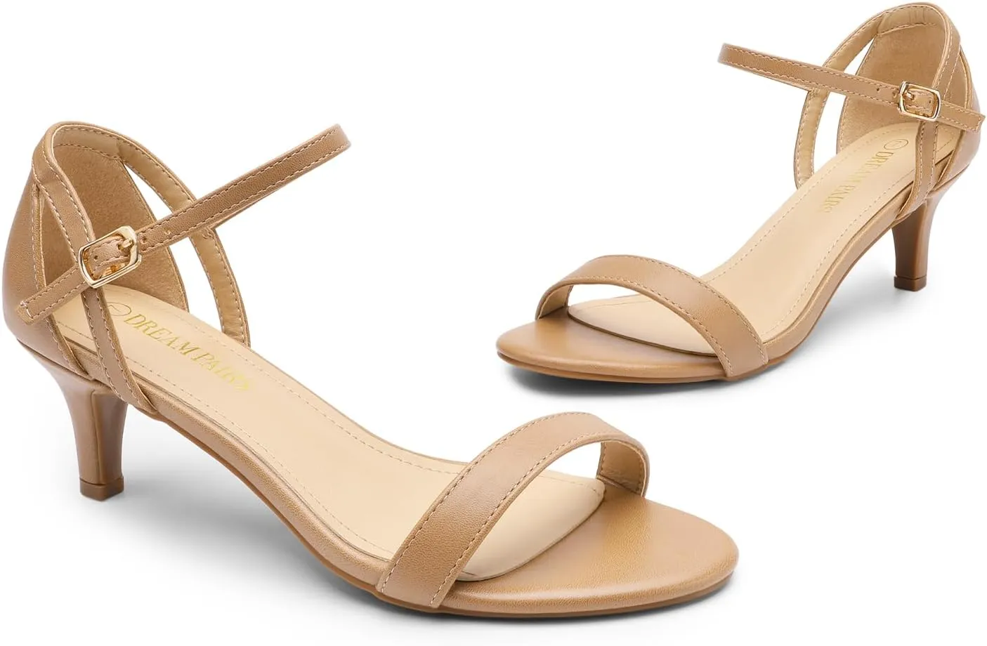 DREAM PAIRS Women's Lexii Fashion Stilettos Open Toe Pump Heel Sandals