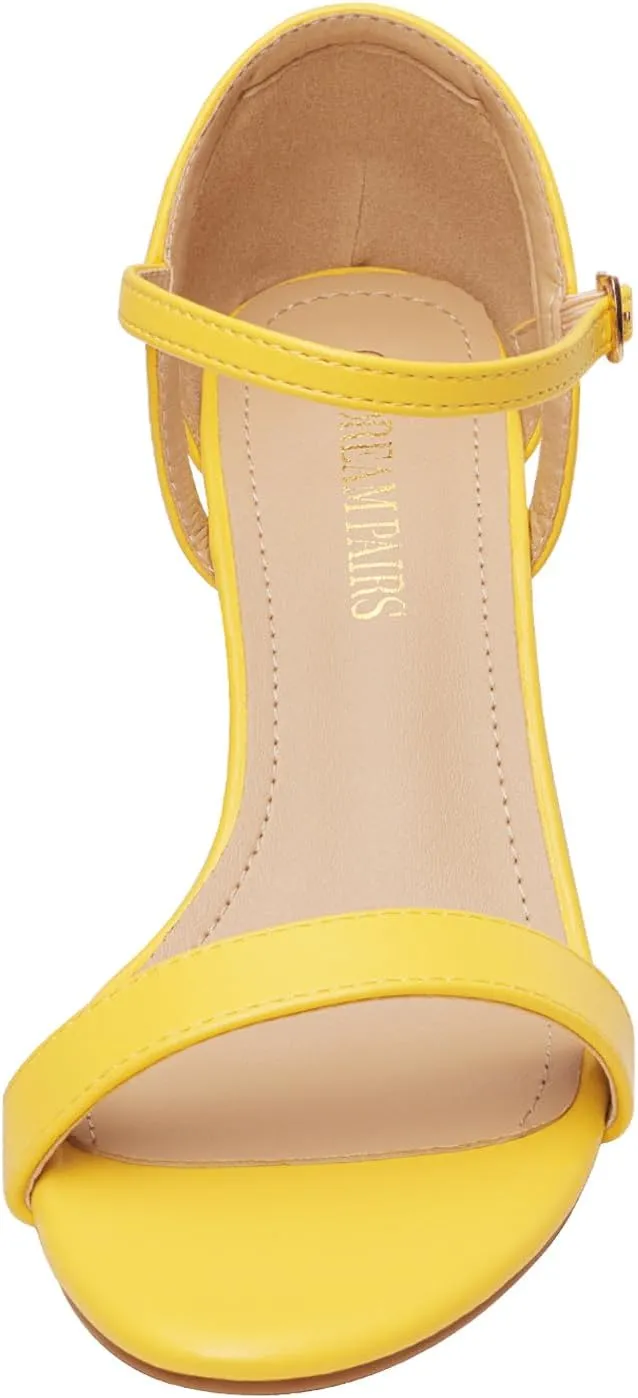 DREAM PAIRS Women's Lexii Fashion Stilettos Open Toe Pump Heel Sandals