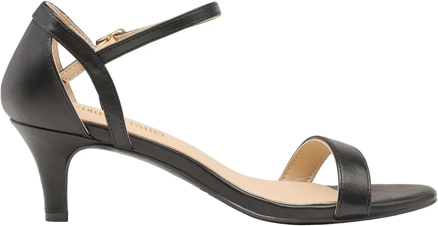 DREAM PAIRS Women's Lexii Fashion Stilettos Open Toe Pump Heel Sandals