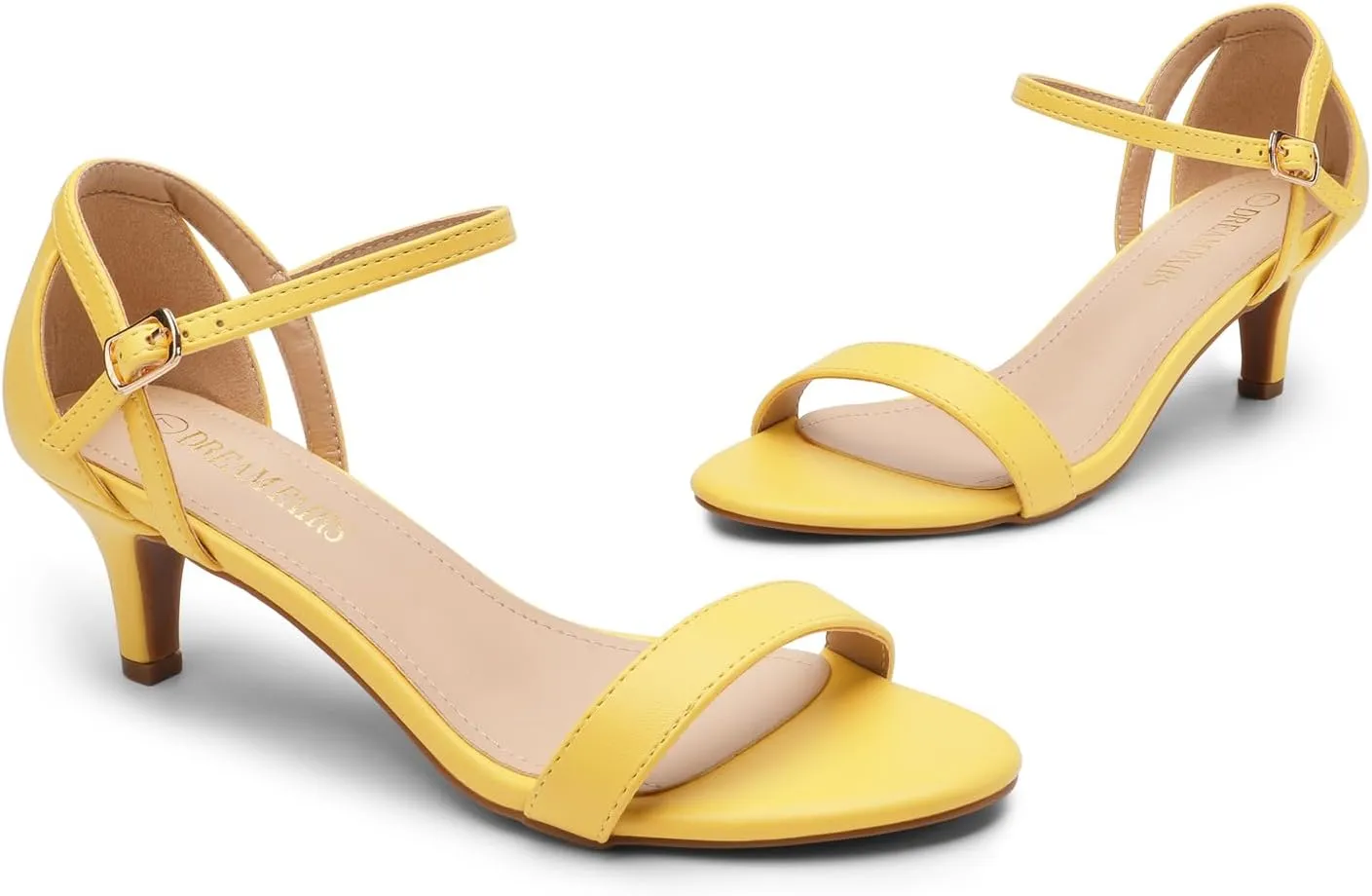DREAM PAIRS Women's Lexii Fashion Stilettos Open Toe Pump Heel Sandals