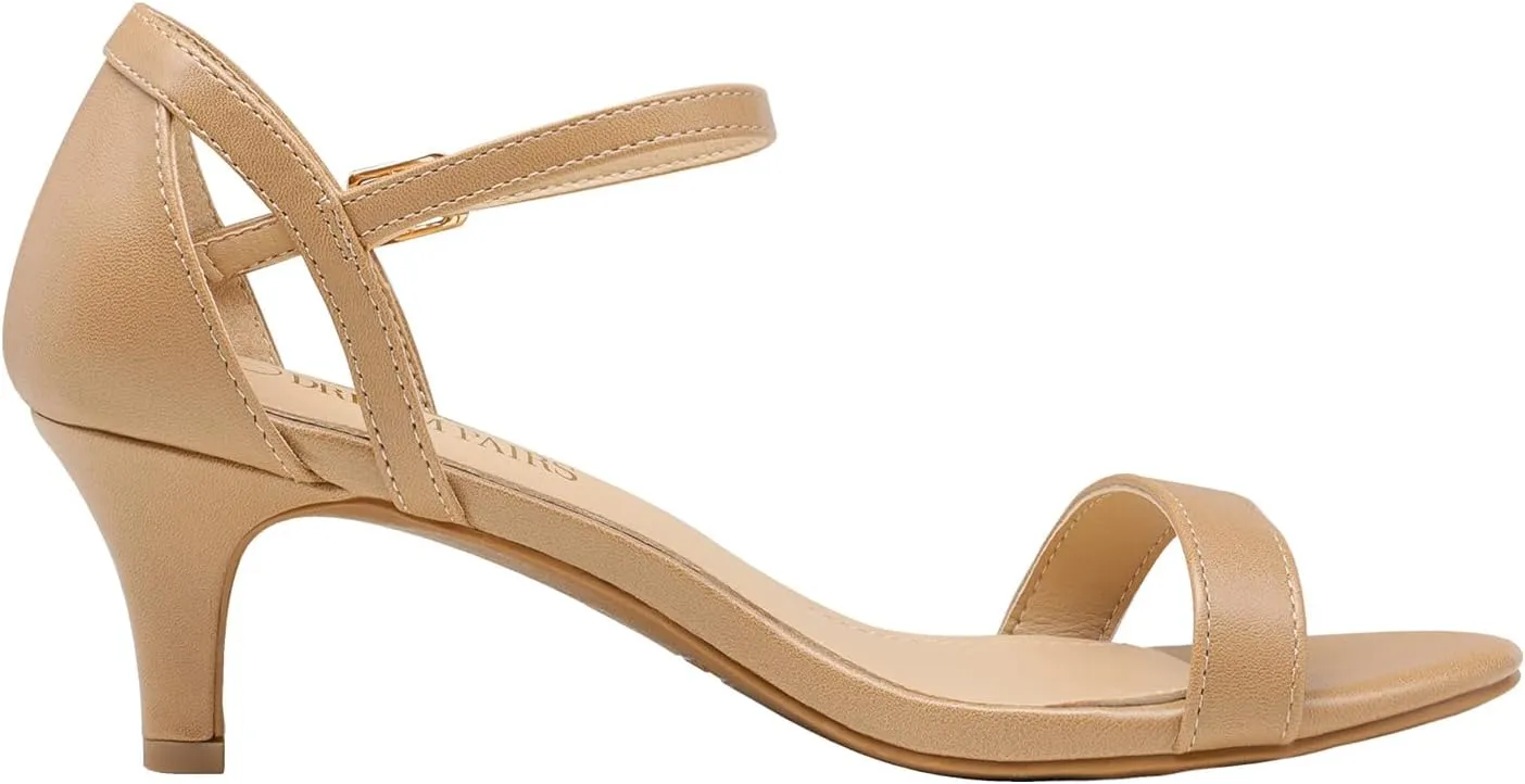 DREAM PAIRS Women's Lexii Fashion Stilettos Open Toe Pump Heel Sandals