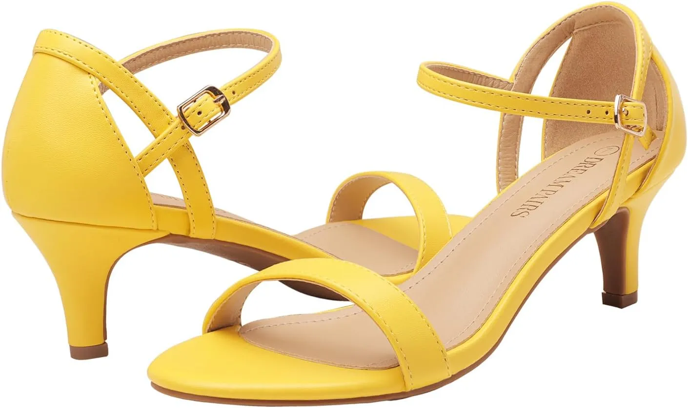 DREAM PAIRS Women's Lexii Fashion Stilettos Open Toe Pump Heel Sandals