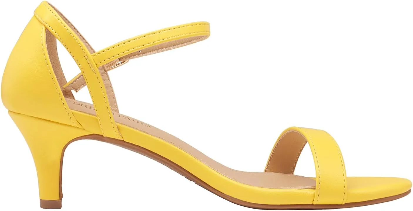 DREAM PAIRS Women's Lexii Fashion Stilettos Open Toe Pump Heel Sandals