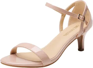 DREAM PAIRS Women's Lexii Fashion Stilettos Open Toe Pump Heel Sandals