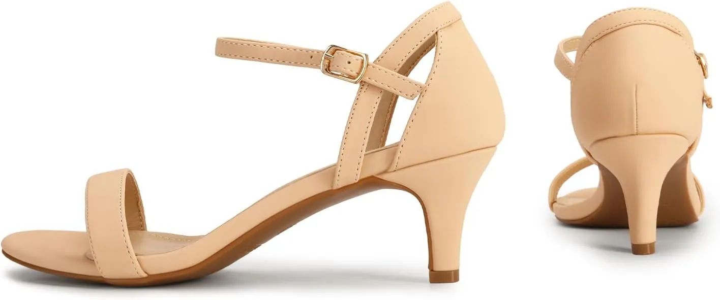DREAM PAIRS Women's Lexii Fashion Stilettos Open Toe Pump Heel Sandals