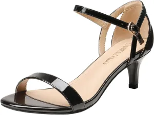 DREAM PAIRS Women's Lexii Fashion Stilettos Open Toe Pump Heel Sandals