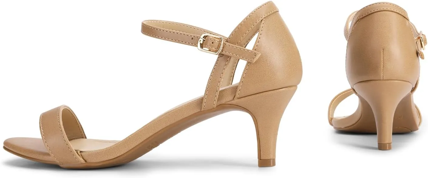 DREAM PAIRS Women's Lexii Fashion Stilettos Open Toe Pump Heel Sandals