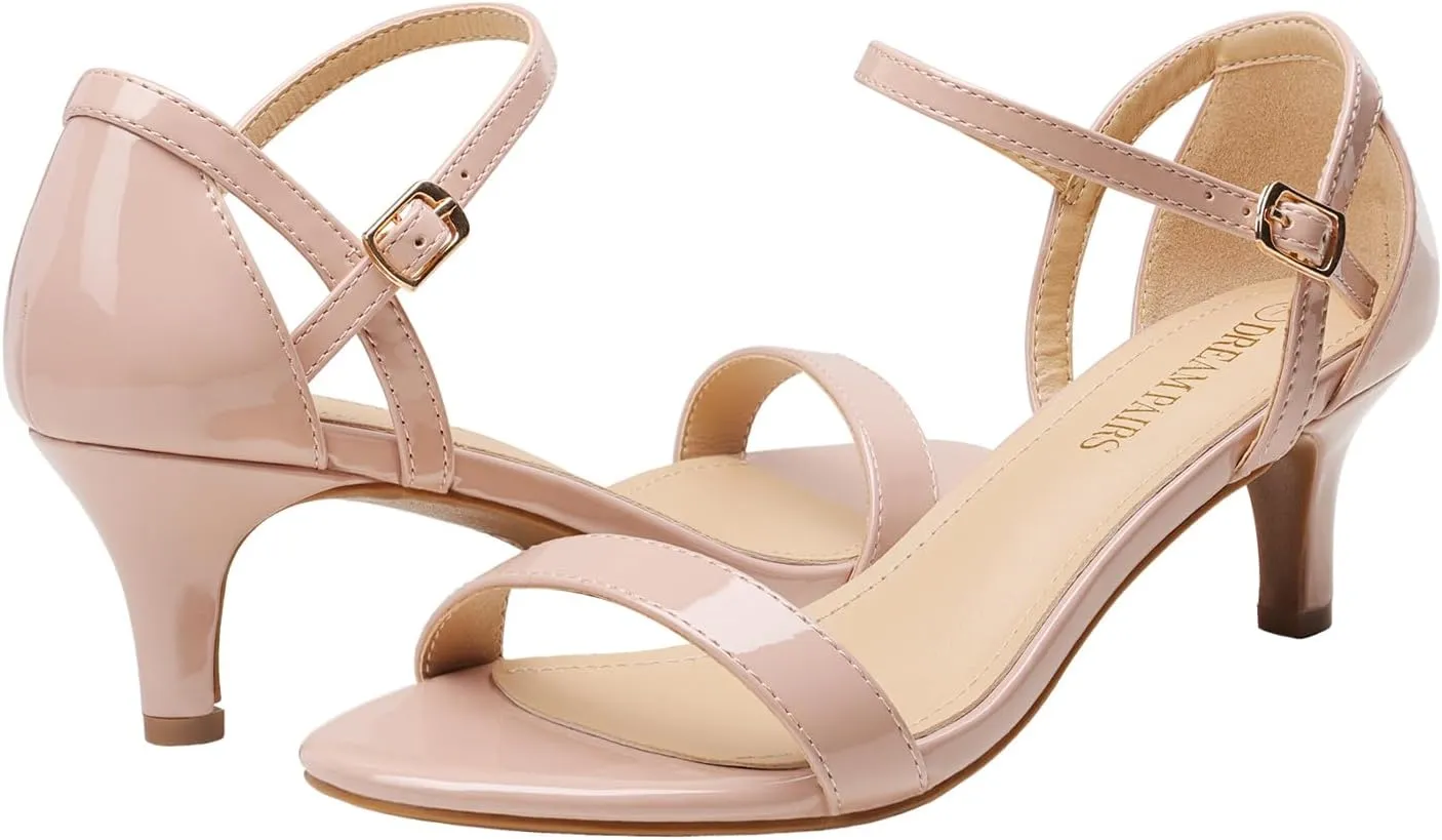 DREAM PAIRS Women's Lexii Fashion Stilettos Open Toe Pump Heel Sandals