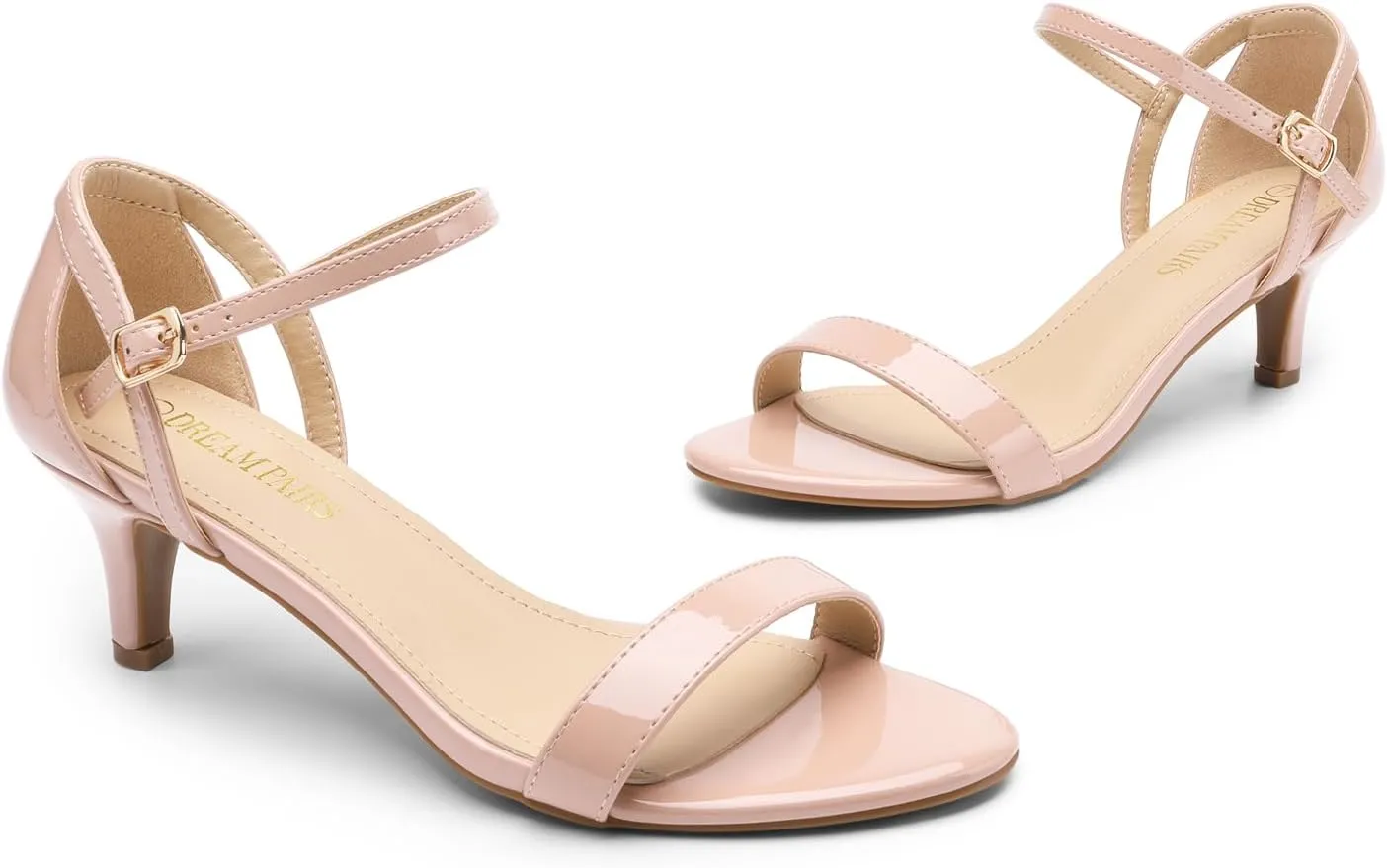 DREAM PAIRS Women's Lexii Fashion Stilettos Open Toe Pump Heel Sandals