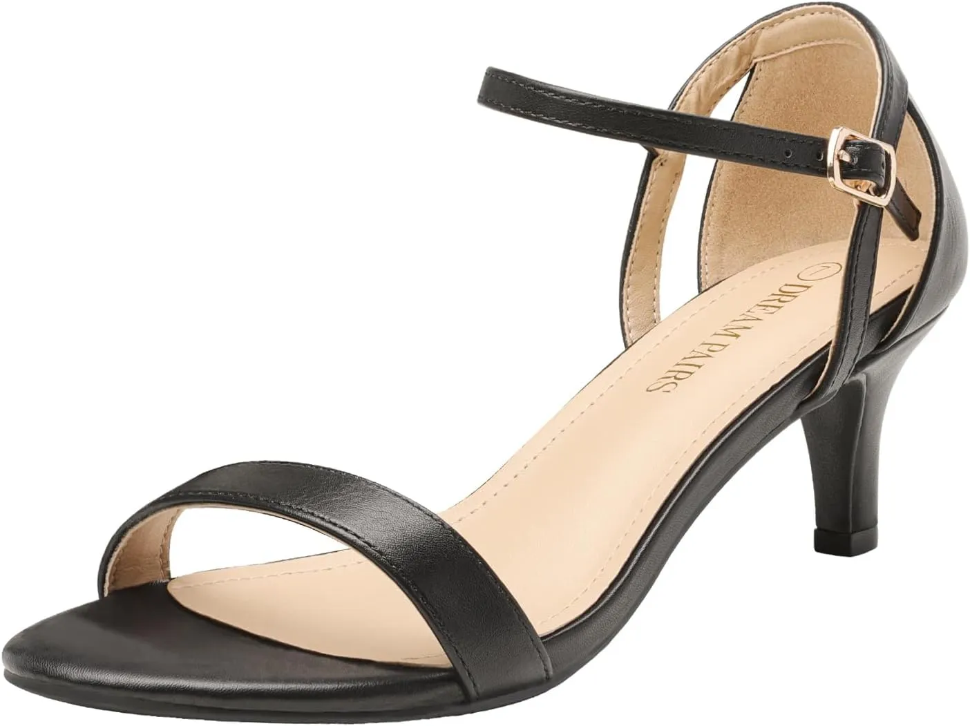 DREAM PAIRS Women's Lexii Fashion Stilettos Open Toe Pump Heel Sandals