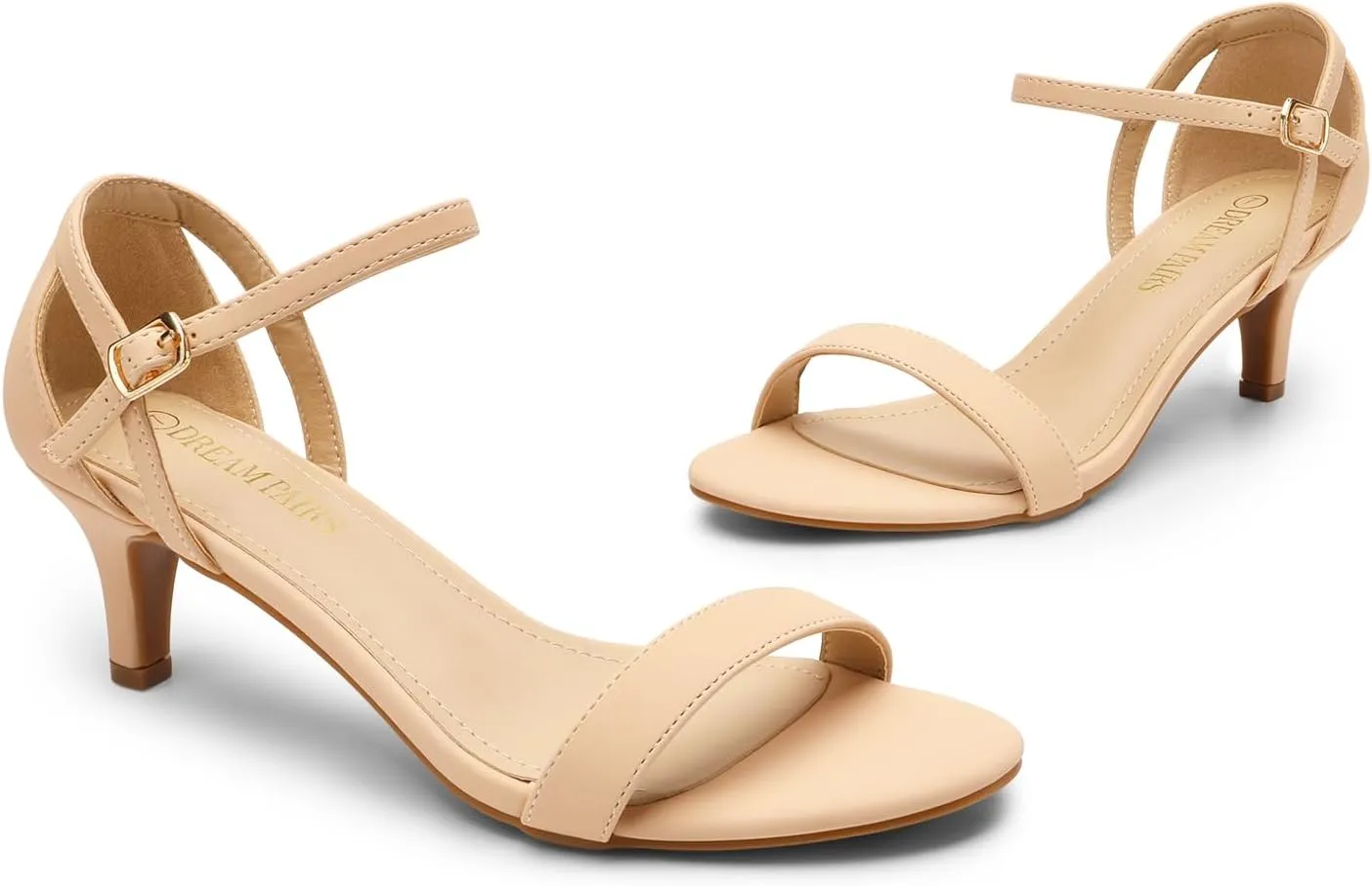 DREAM PAIRS Women's Lexii Fashion Stilettos Open Toe Pump Heel Sandals