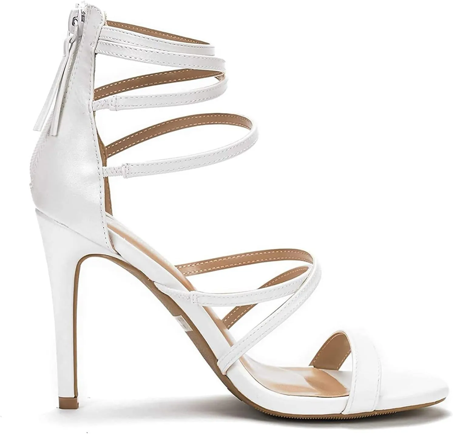 DREAM PAIRS Women's Show High Heel Dress Pump Sandals