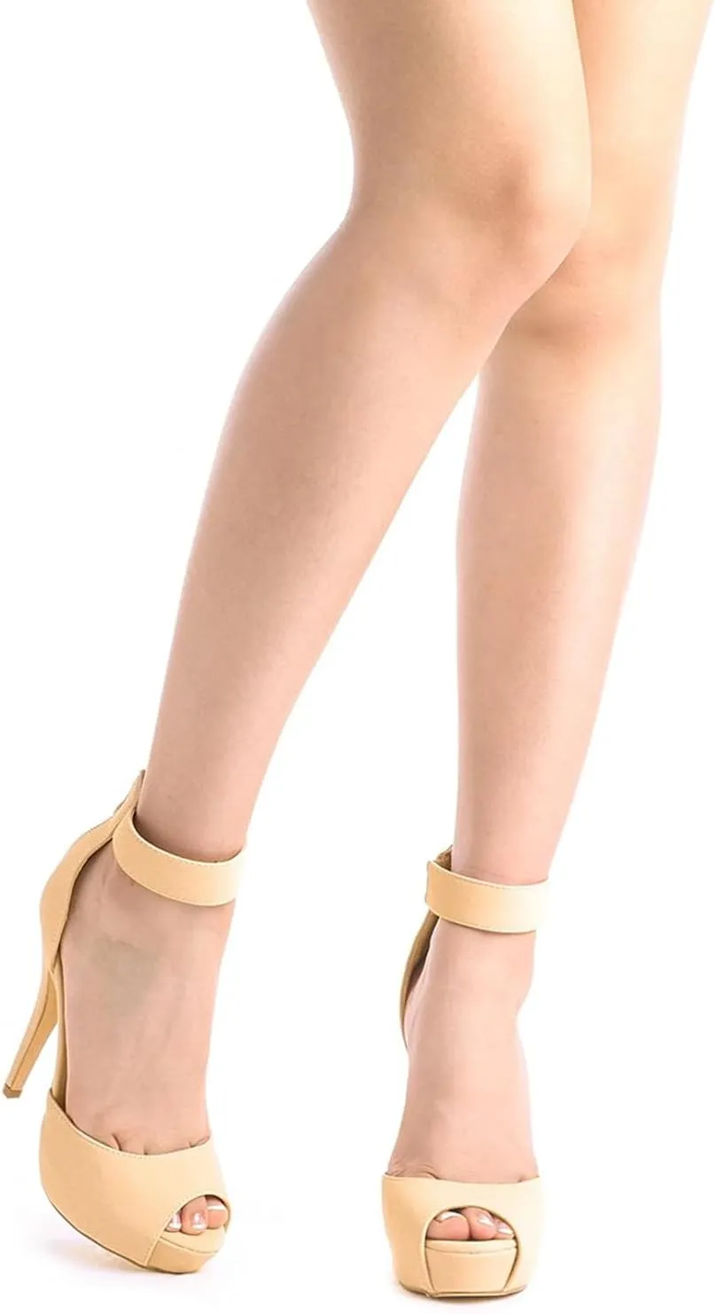 DREAM PAIRS Women's Swan-05 High Heel Platform Dress Pump Shoes