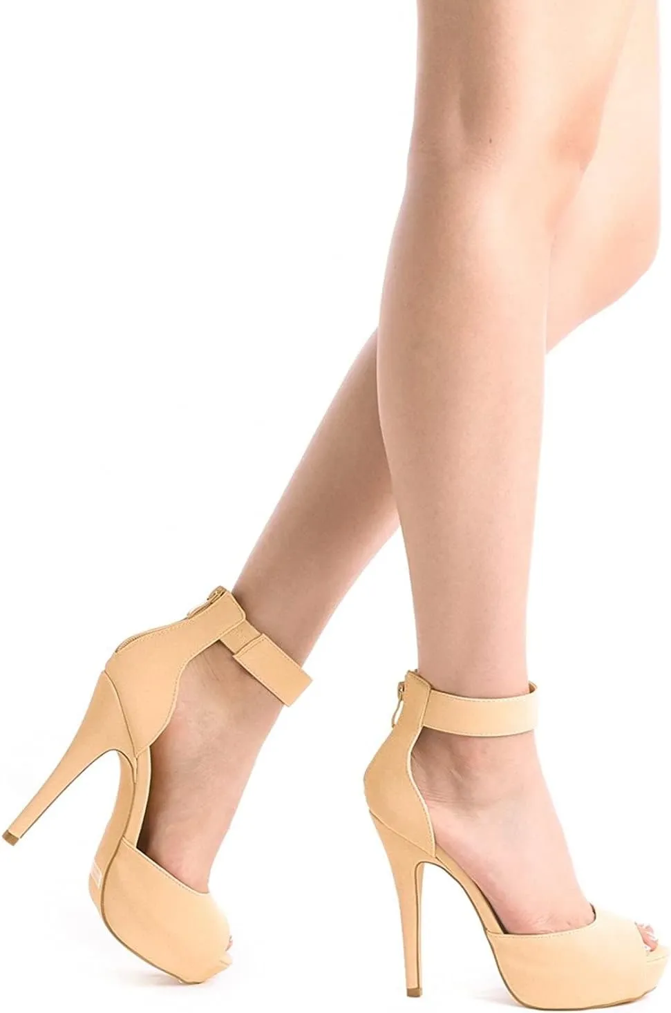 DREAM PAIRS Women's Swan-05 High Heel Platform Dress Pump Shoes
