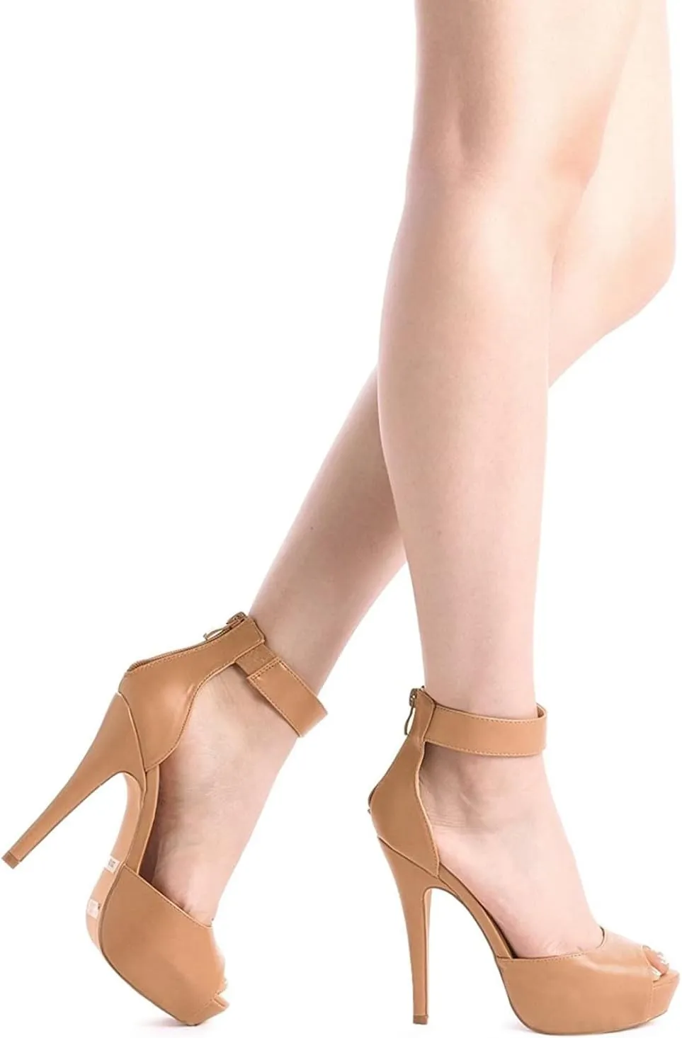 DREAM PAIRS Women's Swan-05 High Heel Platform Dress Pump Shoes