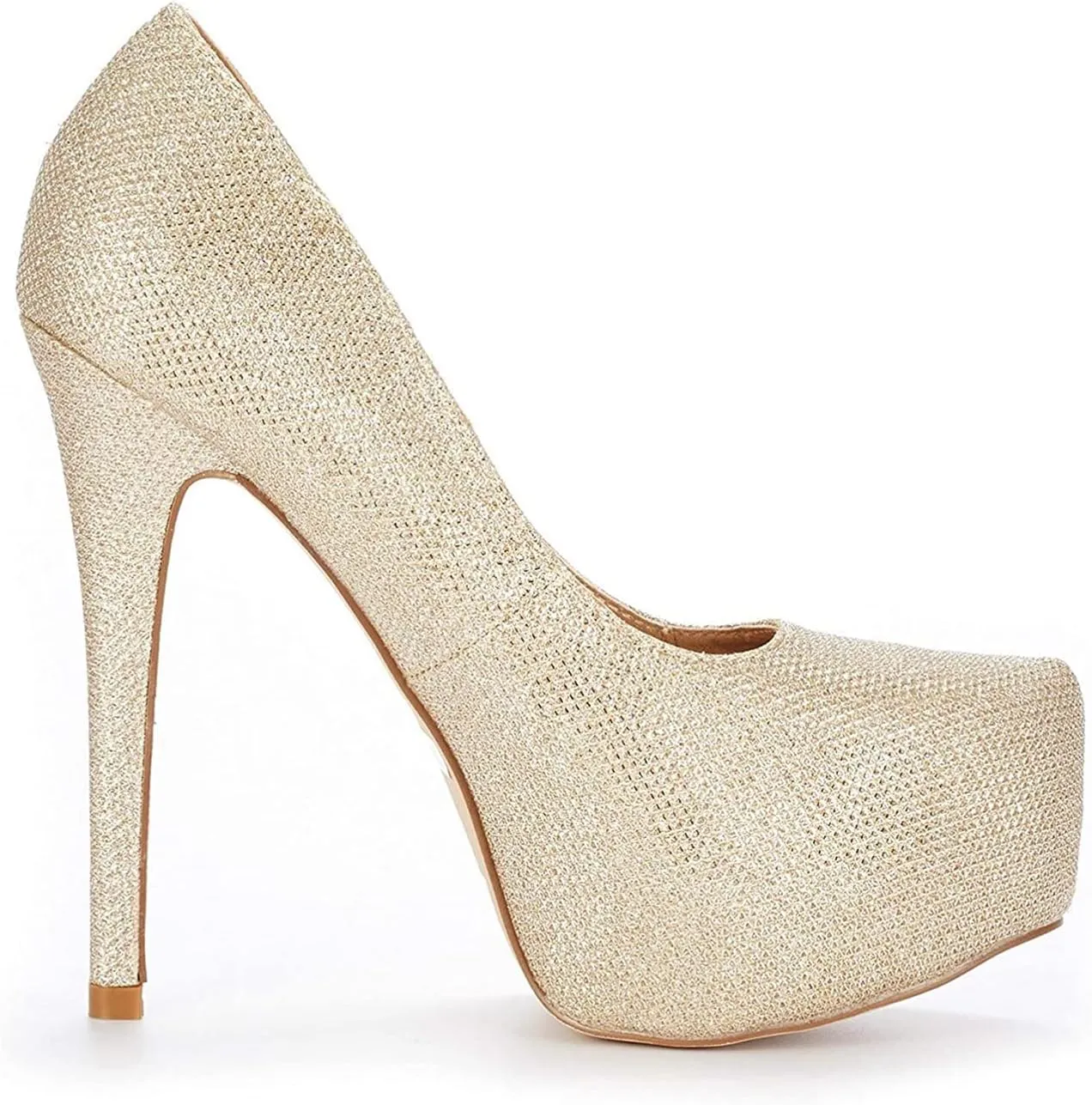 DREAM PAIRS Women's Swan-30 High Heel Platform Dress Pump Shoes
