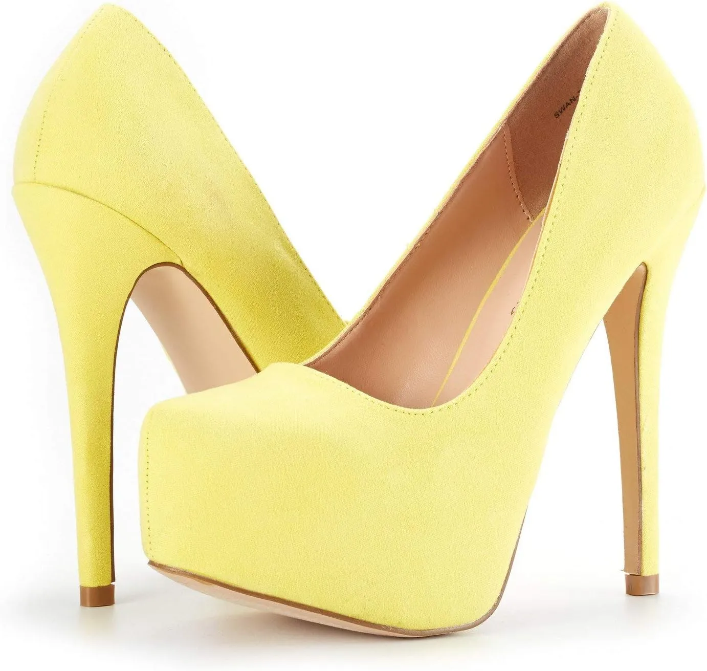 DREAM PAIRS Women's Swan-30 High Heel Platform Dress Pump Shoes