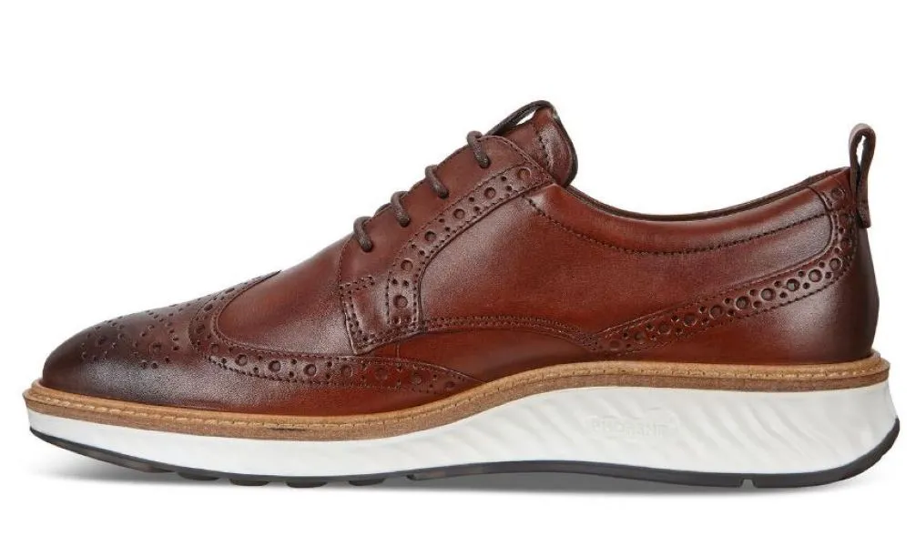 Ecco Cognac St.1 Hybrid Men's Brogue Shoes 836424-01053