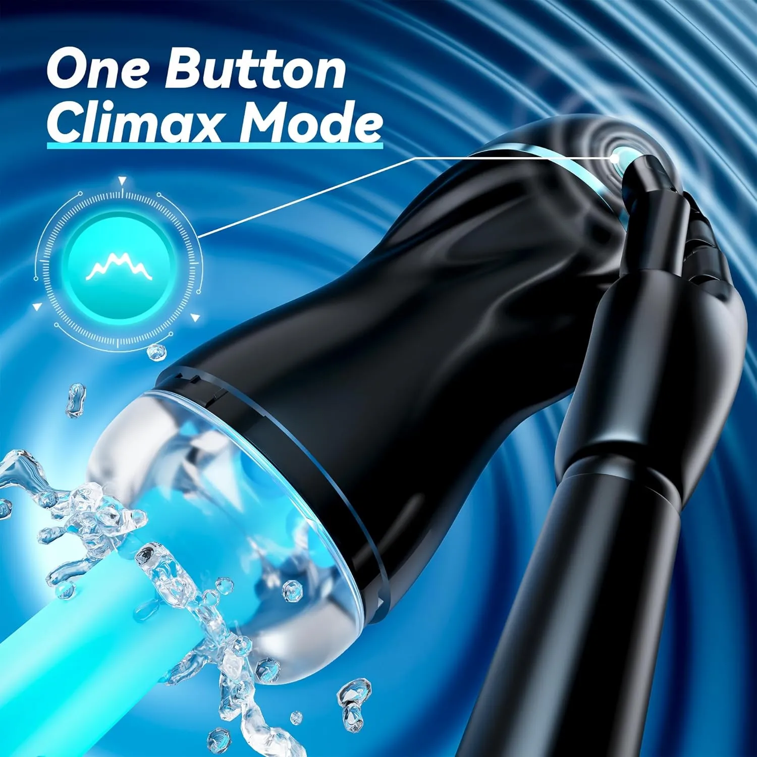 EINSEO Automatic Sucking Male Masturbators - Upgraded 7 Vibration & Suction Hands Free Pocket Pussy Male Stroker with 3D Realistic Textured, Blowjob Toy Mens Adult Male Sex Toys for Men Sex Machine