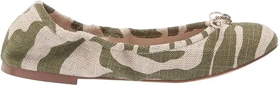 Energy-efficient Felicia Flexible Soft Edelman Fern/Natural Slip Sam Flats On Best-in-class Toe Ballet Rounded