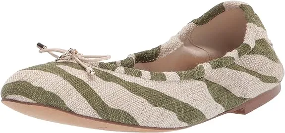 Energy-efficient Felicia Flexible Soft Edelman Fern/Natural Slip Sam Flats On Best-in-class Toe Ballet Rounded