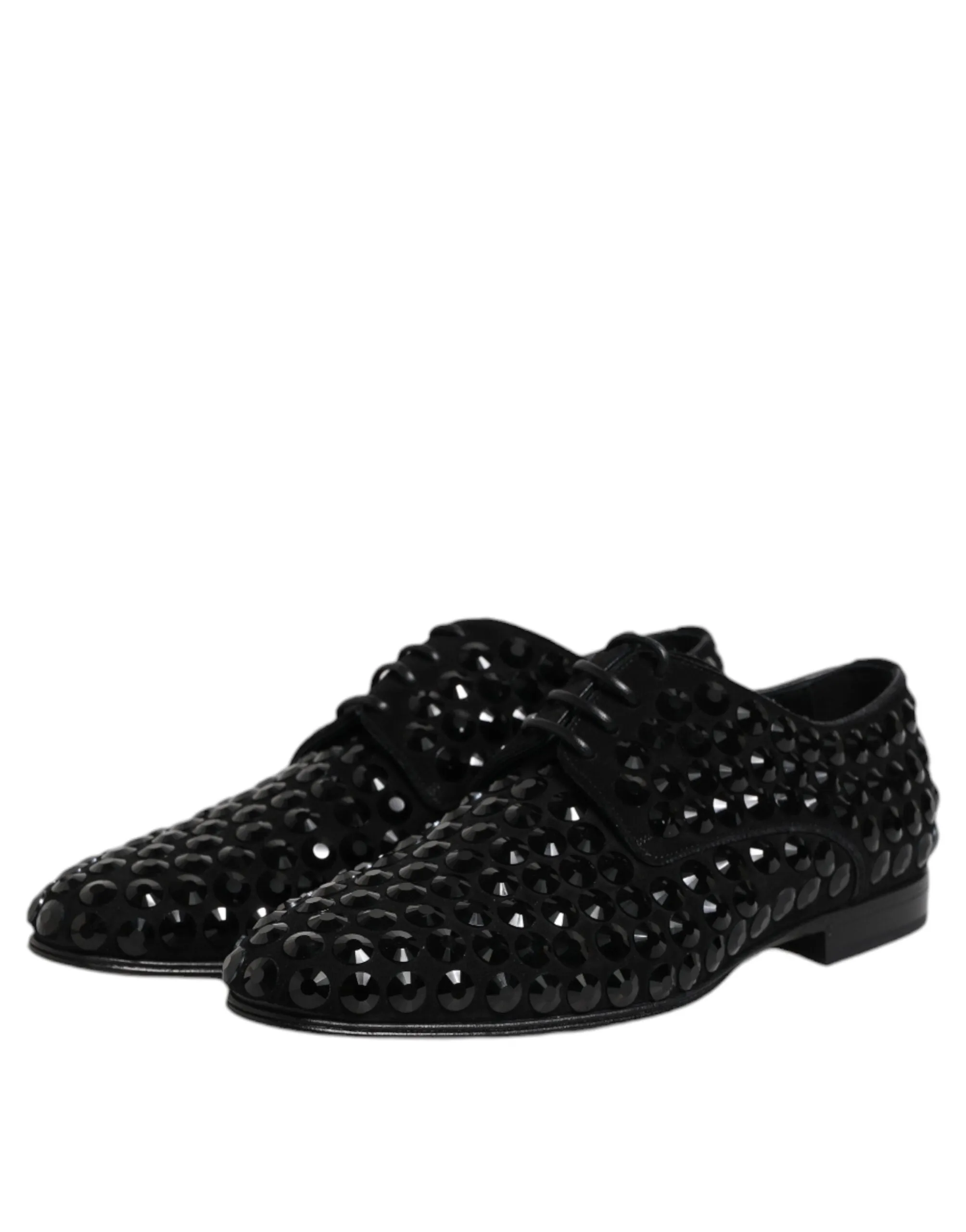 Extensive catalog Formal & Shoes Suede Limited-edition offer Dolce Derby Black Strass Gabbana