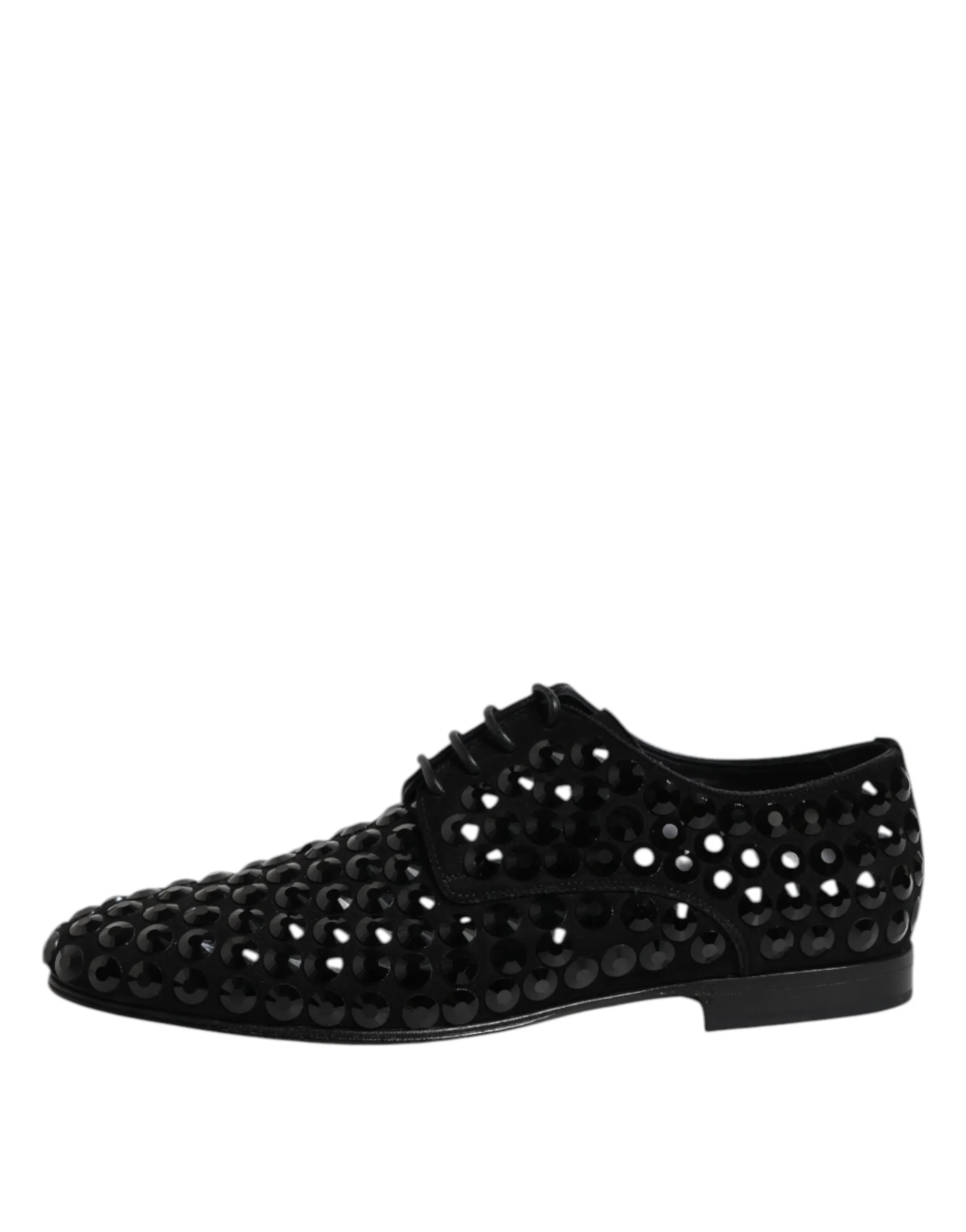 Extensive catalog Formal & Shoes Suede Limited-edition offer Dolce Derby Black Strass Gabbana