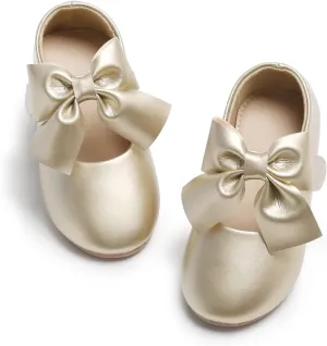 Felix & Flora Toddler Flower Girl Dress Shoes - Girl Ballet Flats Party School Shoes Wedding