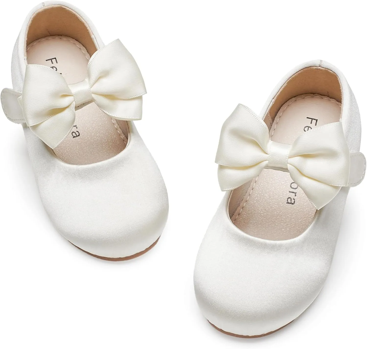 Felix & Flora Toddler Girl Dress Shoes - Flower Girl Ballet Flats School Wedding Party