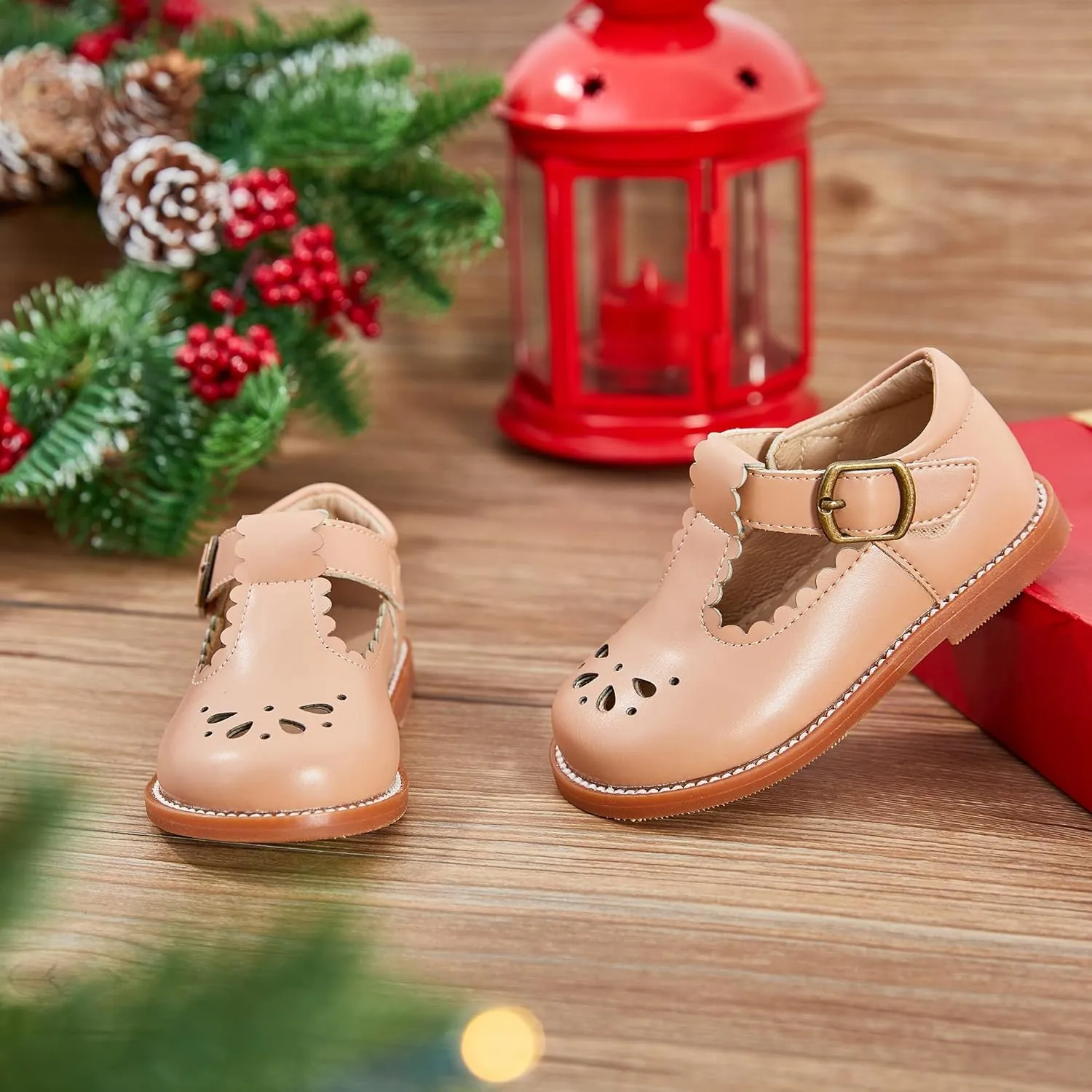 Felix & Flora Toddler Little Girl Mary Jane Dress Shoes - Ballet Flats for Girl Party School Shoes